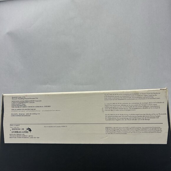 Messiah A Sacred Oratorio 3LP BOX SET - Georg Friedrich Handel - Picture 2 of 4